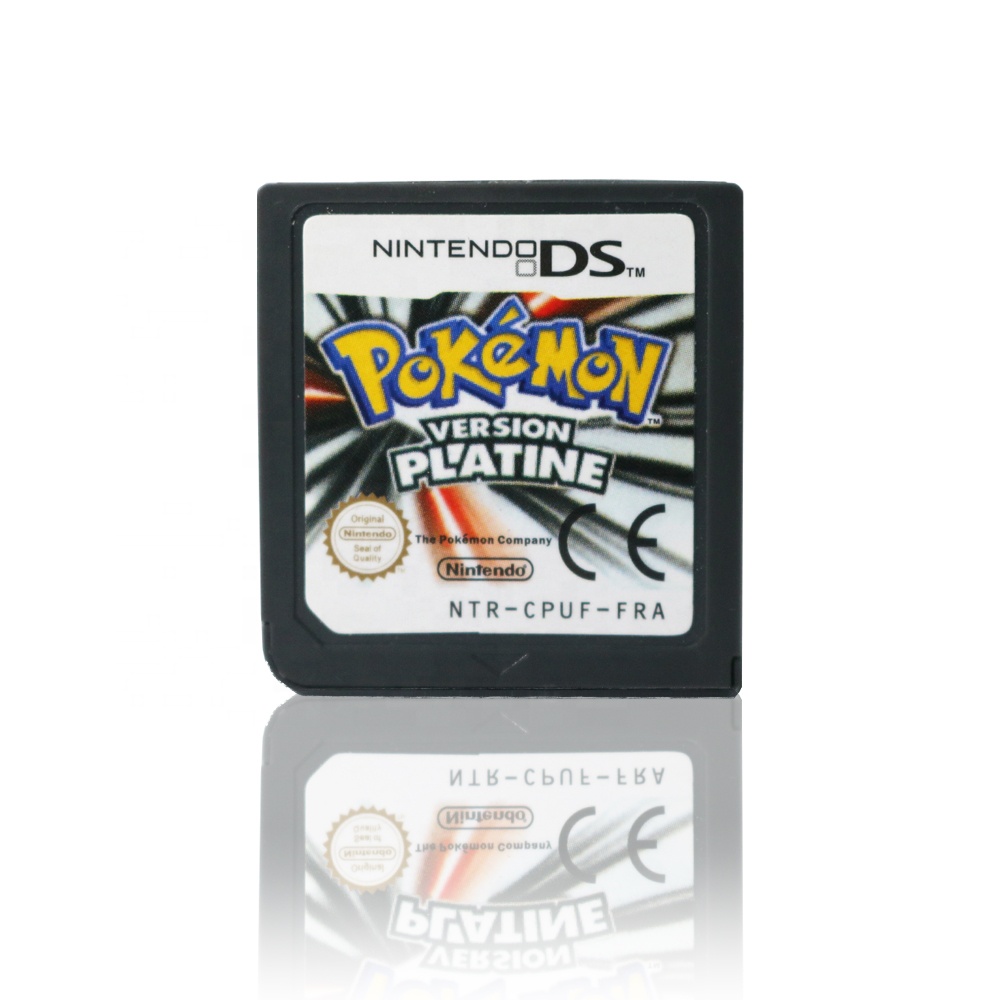 Версия для игры pokemon platinum ds, картридж для видеоигр Pokemon super mario games