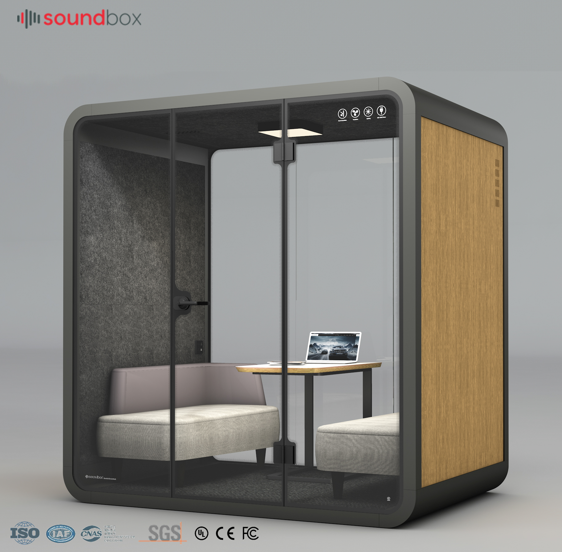 Звуконепроницаемый акустический стенд для офиса, частный pod Конференц-pod