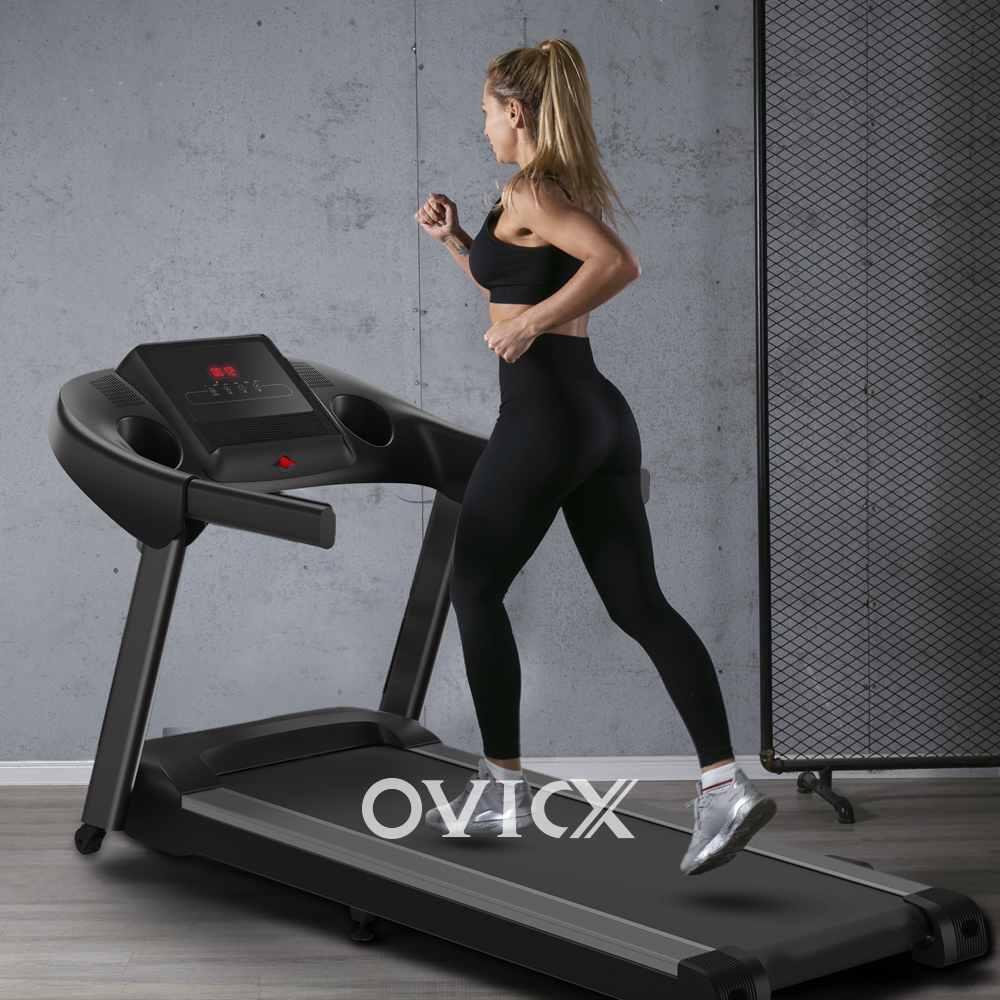 Беговая дорожка OVICX A2/A2S, плоская складная беговая дорожка с электроприводом для домашнего использования