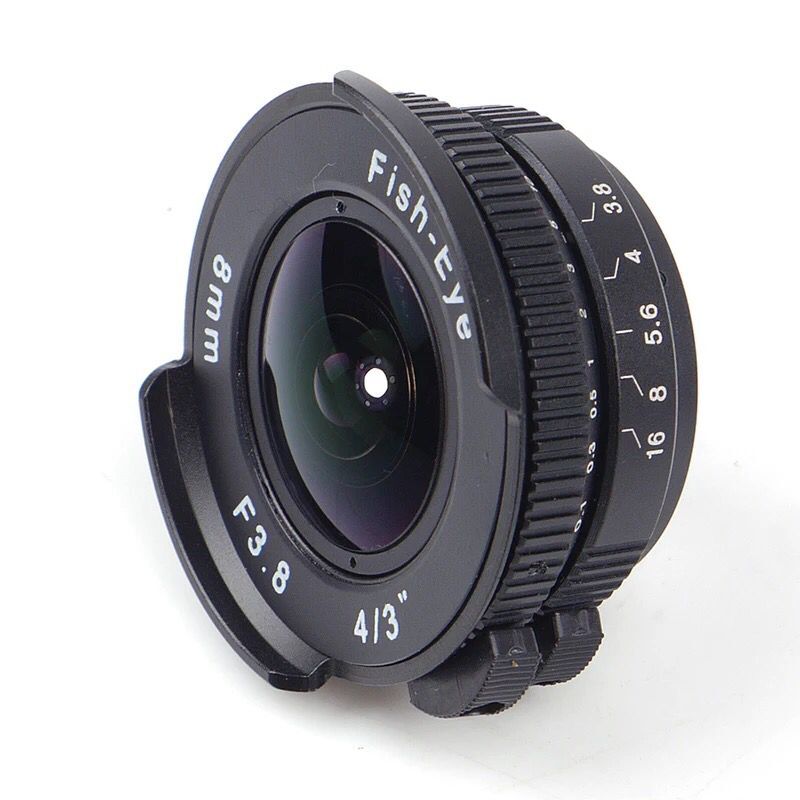 Объектив камеры APSC 8 мм F3.8 FX M43 EOSM для камеры SONY NIKON Olympus Fujitsu