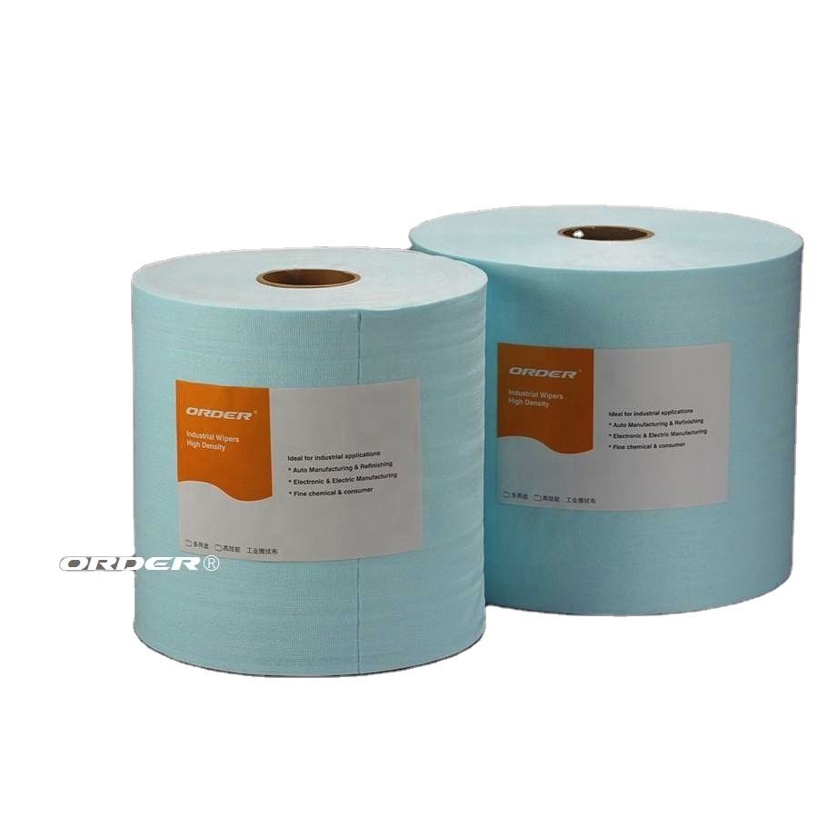 Routine maintenance service Light Duty Solvent wipe cleaning oil nonwoven industrial rags cleaning