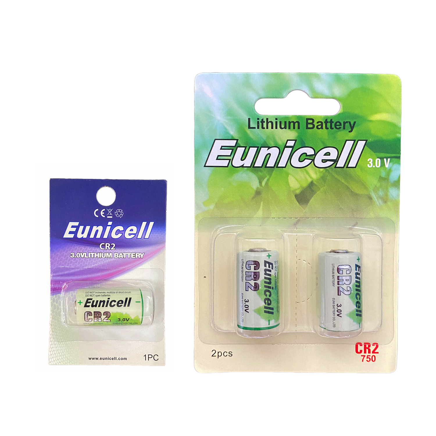 EUNICELL литиевая батарея CR123A 3V 123/DL123A CR17345 индивидуальная блистерная упаковка