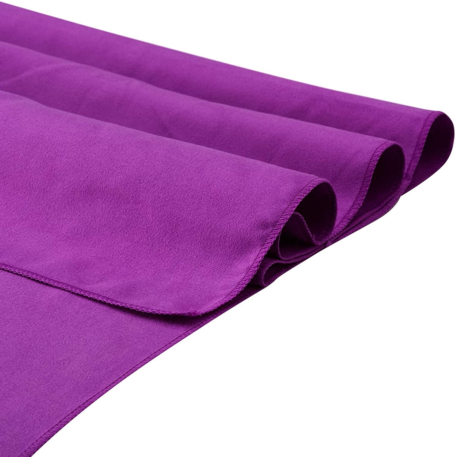 2pcs Microfiber Towel Quick Dry Ultra Soft Lightweight for Sport Travel Backpacking Camping RV Beach 2in1 with pouch