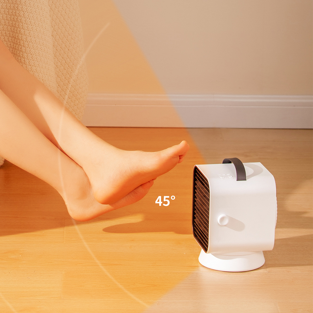 Portable household rotatable Mini Heater winter and summer dual-purpose cooling and heating fan