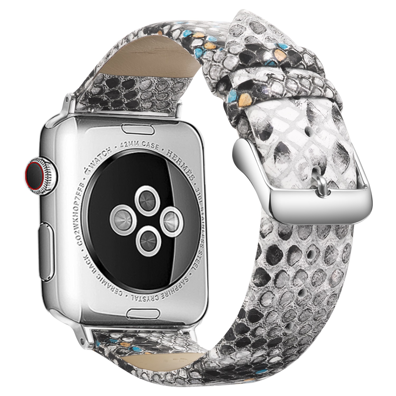 Ремешок из натуральной телячьей кожи для apple watch, 38 мм 40 мм 42 мм 44 мм
