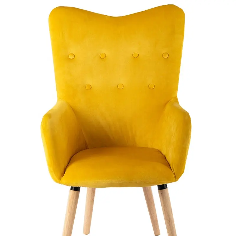 Living Room Furniture Armchair Beech Wood Legs Luxury Leisure Chair