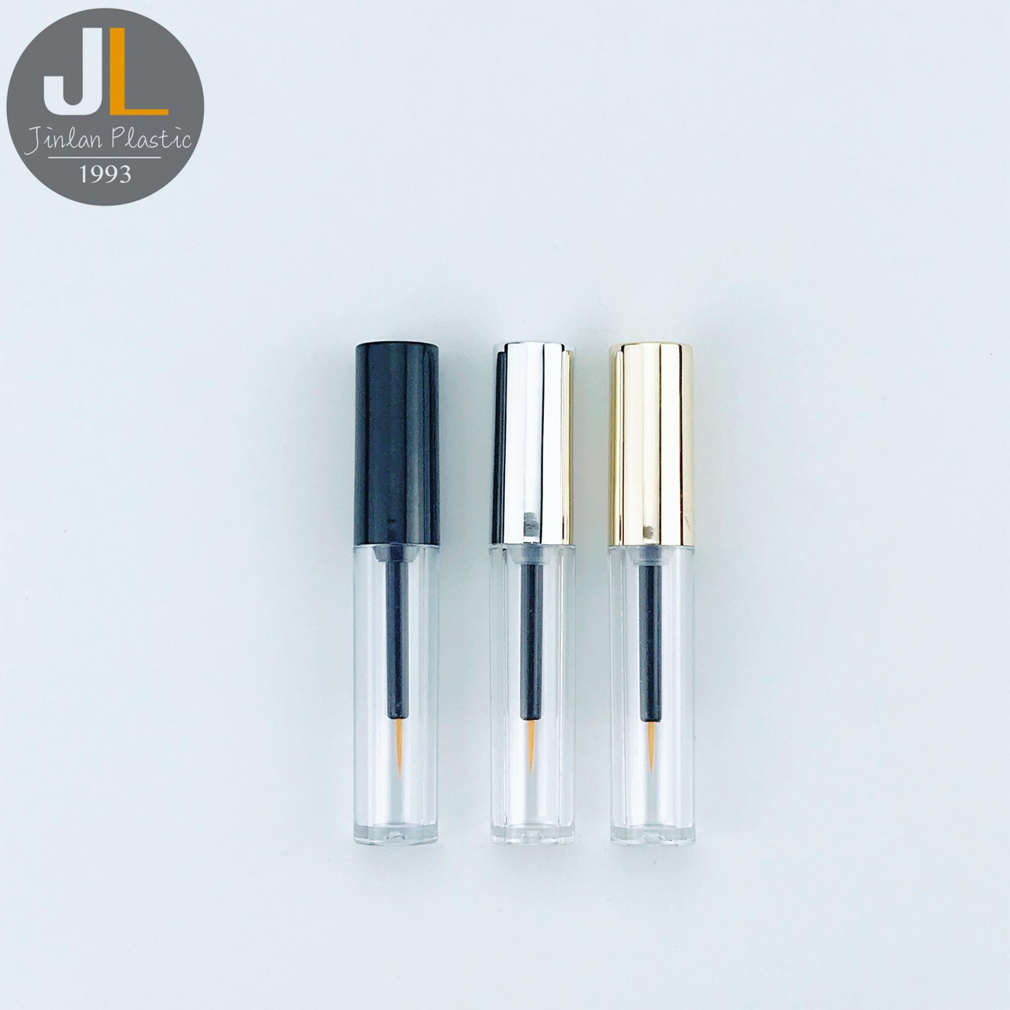 2ml Low MOQ Wholesale Mascara Tubes black Mini Bottle Liquid Eyeliner Tube Lip Gloss Tube