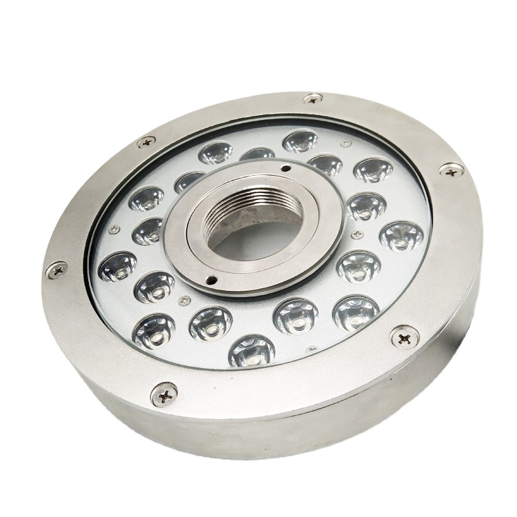 Stainless steel 316L High power 54W IP68 Waterproof led underwater light for fountain