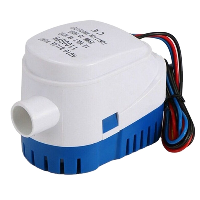 Микро 12V24V Морской насос DC погружной насос для яхты Встроенный переключатель полностью автоматический насос для нижней части кабины