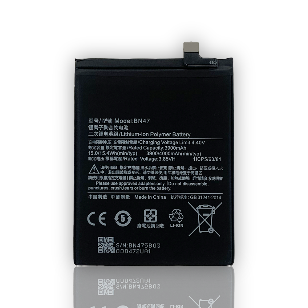 100% Original Phone Battery BN47 for Xiaomi Mi A2 Lite Redmi 6 Pro 4000mAh High Quality Replacement Battery