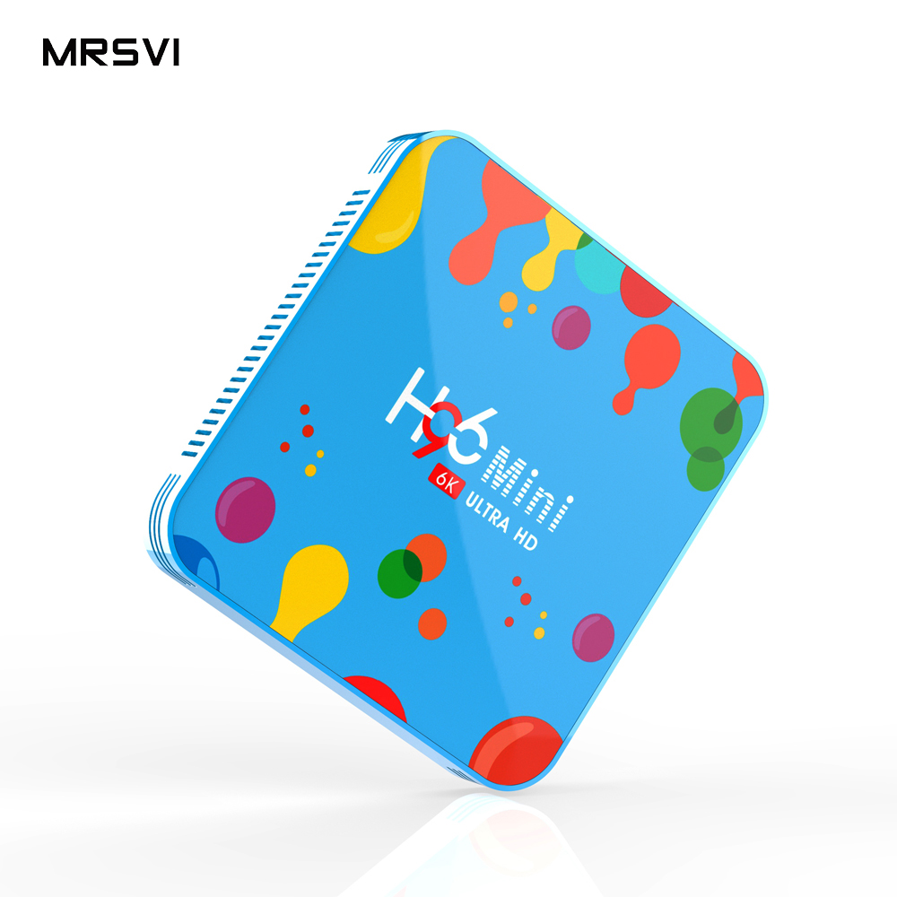 Горячая продажа H96 мини 6k android tv box Allwiner H6 Android 9,0 tv box Quad Core 5G Dual wifi android tv box h96 mini h6