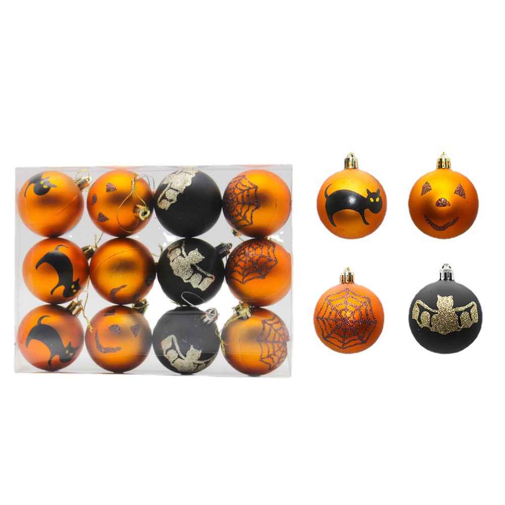 12 pcs globos party supplies set favors halloween balloons toys ribbon banner skeleton halloween 2021 decor decoration outdoor