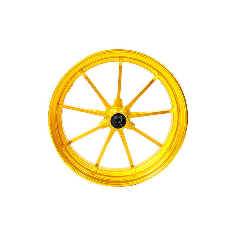 12 "2.75 wide aluminum wheel Scooter pedal front wheel hub