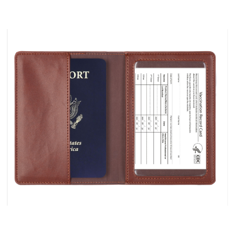 PU Leather Card Protector Credit Card Passport Holder Cover Card Holder