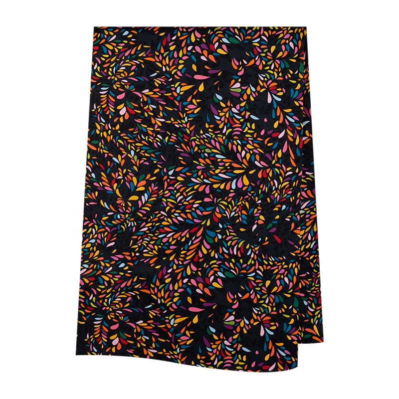 16/19MM Silk satin Digital print Fabric 100% silk satin digital printed fabric for dress pajama