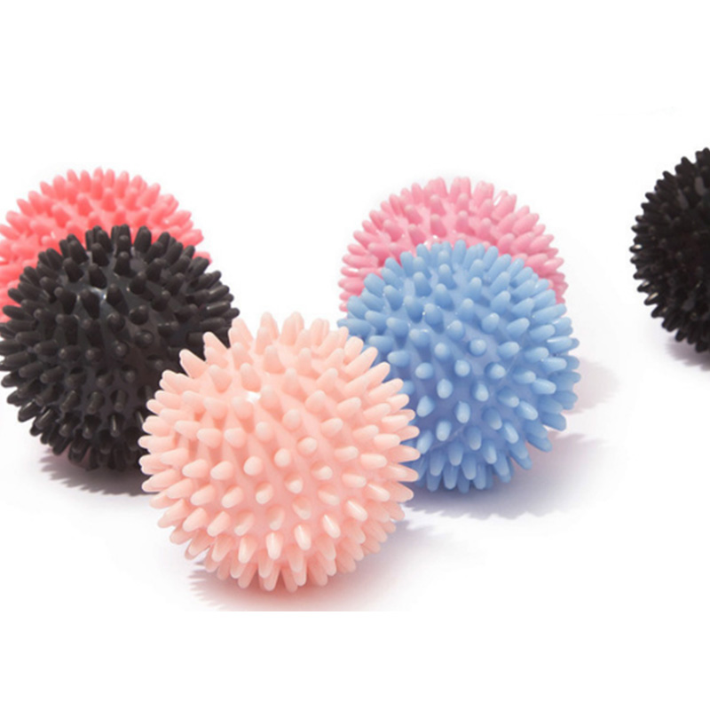 Elastic Deep Tissue Massage Yoga Fitness Ball Body Stress Foot Spiky Back Pain Relief PVC Muscle Gear Hedgehog Ball