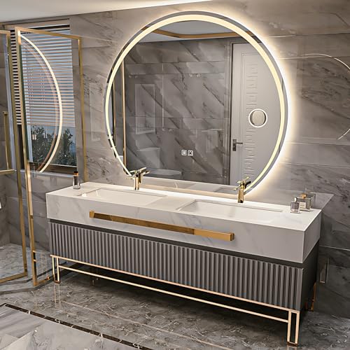 Luxury Hotel Basin Triangle Wall Vanities Cabinets Bathroom Cabinet Sets with Home Furniture