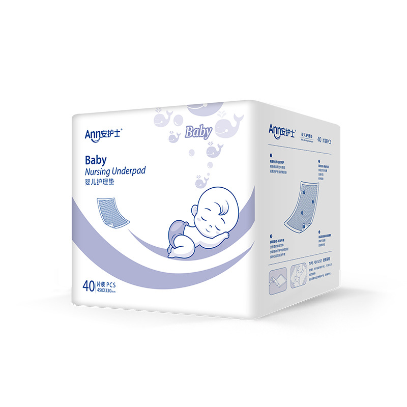 Baby diaper disposable nursing pad breathable baby diaper 450*330 pet available