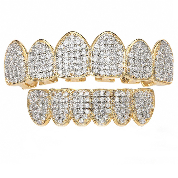 Hot Selling Hip-Hop Full Diamond Festival Dance Party Europe And America Inlaid Zircon Piercing Jewelry Body Piercing Jewelry