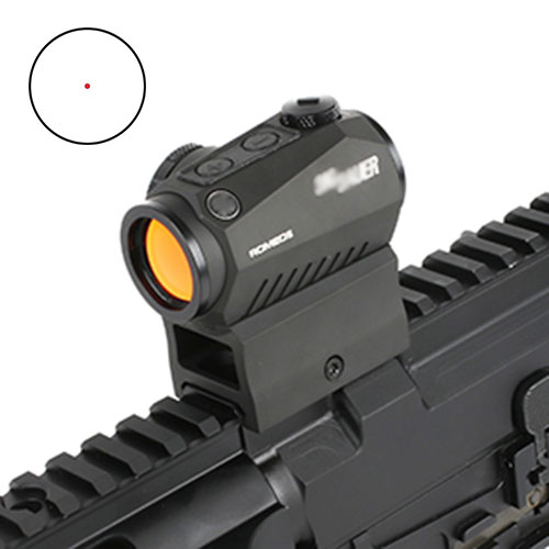 3MOA оружейный прицел glock sig sauer romeo5 красный точечный прицел с креплением Пикатинни