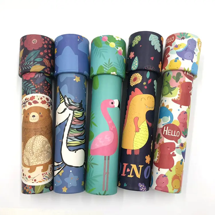 Optical toy Kids Cartoon Puzzle Magical kaleidoscope Glasses Classic Spinning Magic Color Toys toys kaleido scope