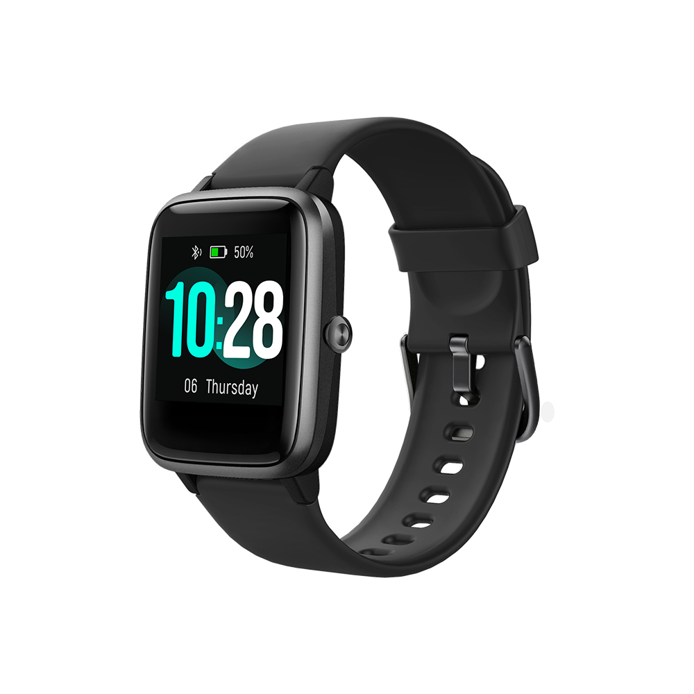 Amazon горячие продажи 1,3 дюймов TFT сенсорный экран квадратный циферблат спортивные Смарт-часы с монитором сердечного ритма, для мужчин и женщин