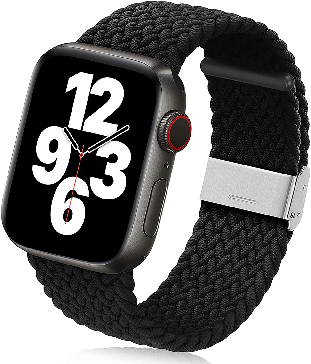 Регулируемый плетеный сольный ремешок для Apple Watch 42 мм 44 мм эластичный браслет для Iwatch 6 40 мм 38 мм серия 5 4 3 нейлоновый ремешок для часов