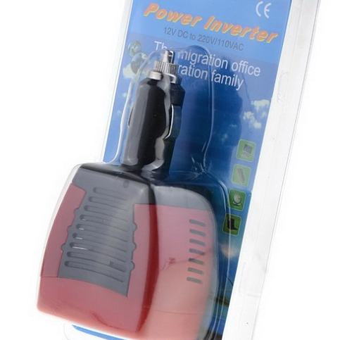 75W Power Inverter 12V to 220V/110V AC Car Inverter Power Converter
