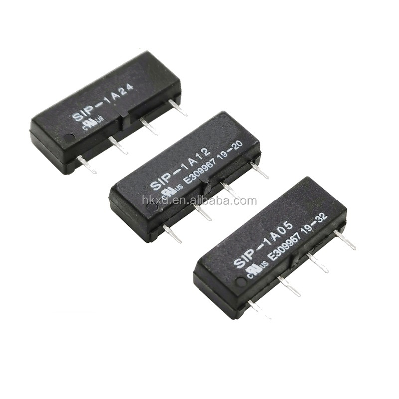 Электронные компоненты SIP-1A05 SIP-1A12 SIP-1A24 5 В, 12 В, 24 В постоянного тока, 1A реле герконовый переключатель DIP-4 4PIN оригинал реле