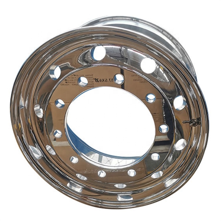 China Factory Wholesale Alloy And Aluminum Heavy Duty Truck Tubeless Wheel Rim 22.5x11.75 For Tyre Size 385/65R22.5 15R22.5