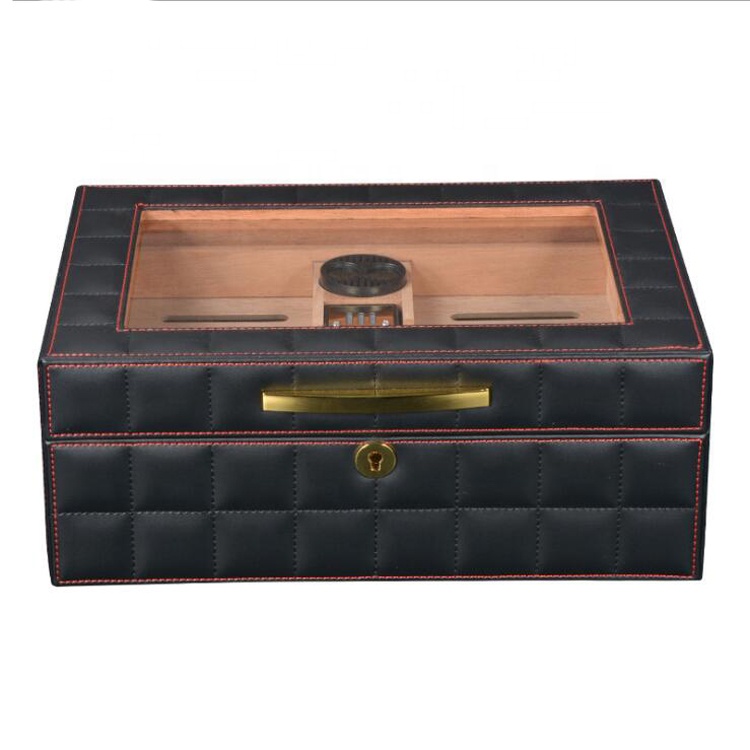 High Quality YD-069 Luxury Wood Cigar Humidor Cabinet Cigar Case Accessories