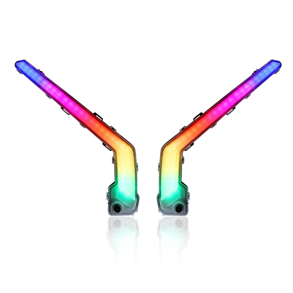 Maverick X3 цветная (RGB) Передняя светодиодная подсветка солнечный свет для подписи огни для Can Am Maverick X3 XDS XRS Fang огни Поворотная сигнальная лампа