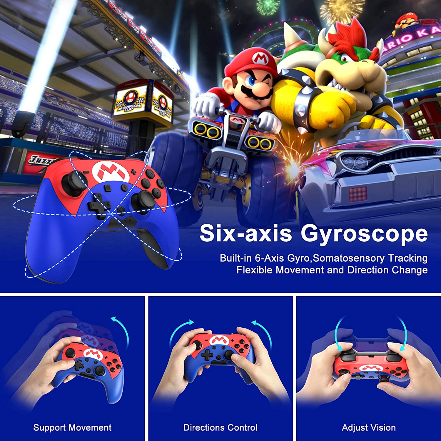 New and hot selling Wireless Remote Control Switch Joystick Game Controller Gamepad For Nintendo wireless Switch/switch lite
