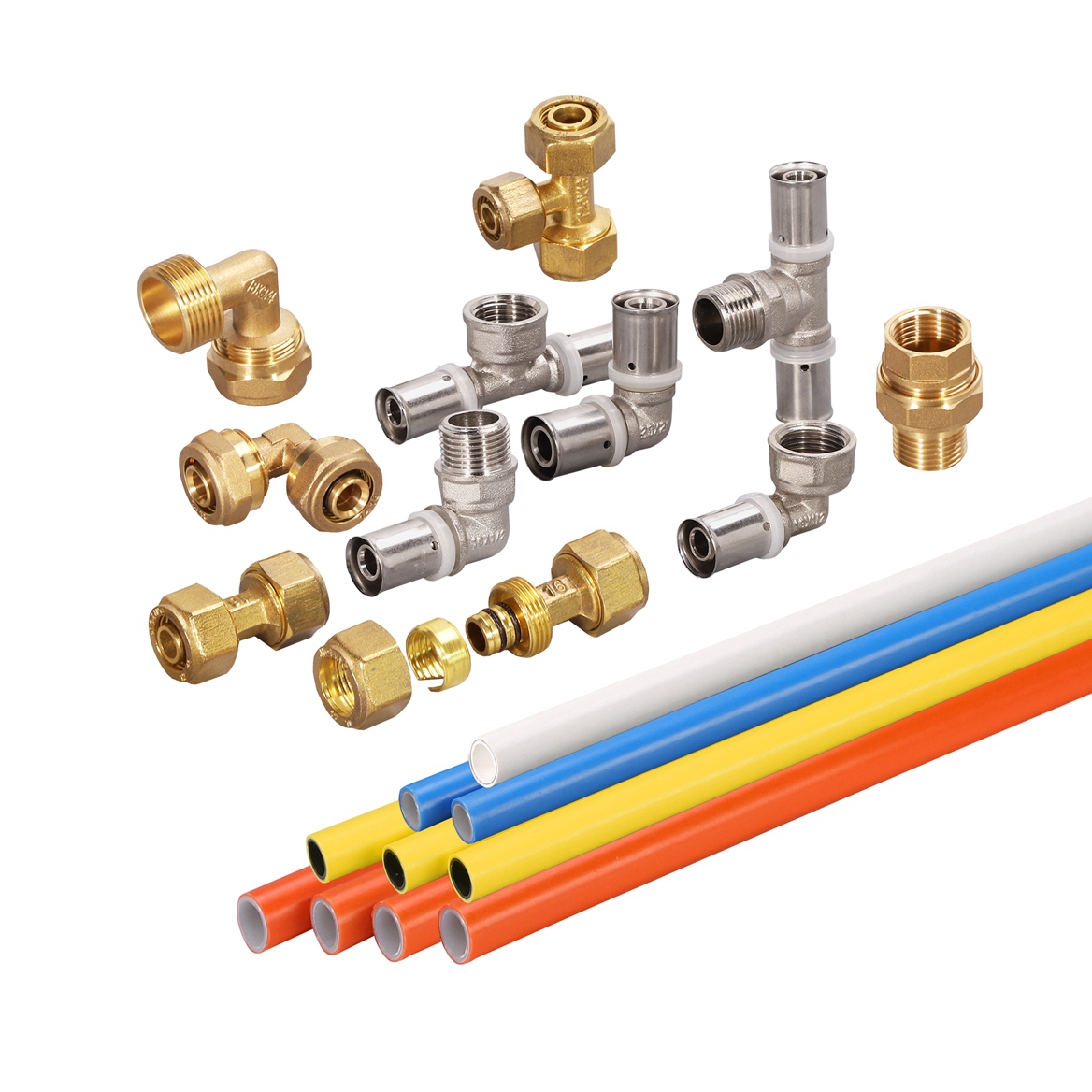 Wholesale Plumber Material fitting Plumbing Copper fittings Brass Oem Parts fitting