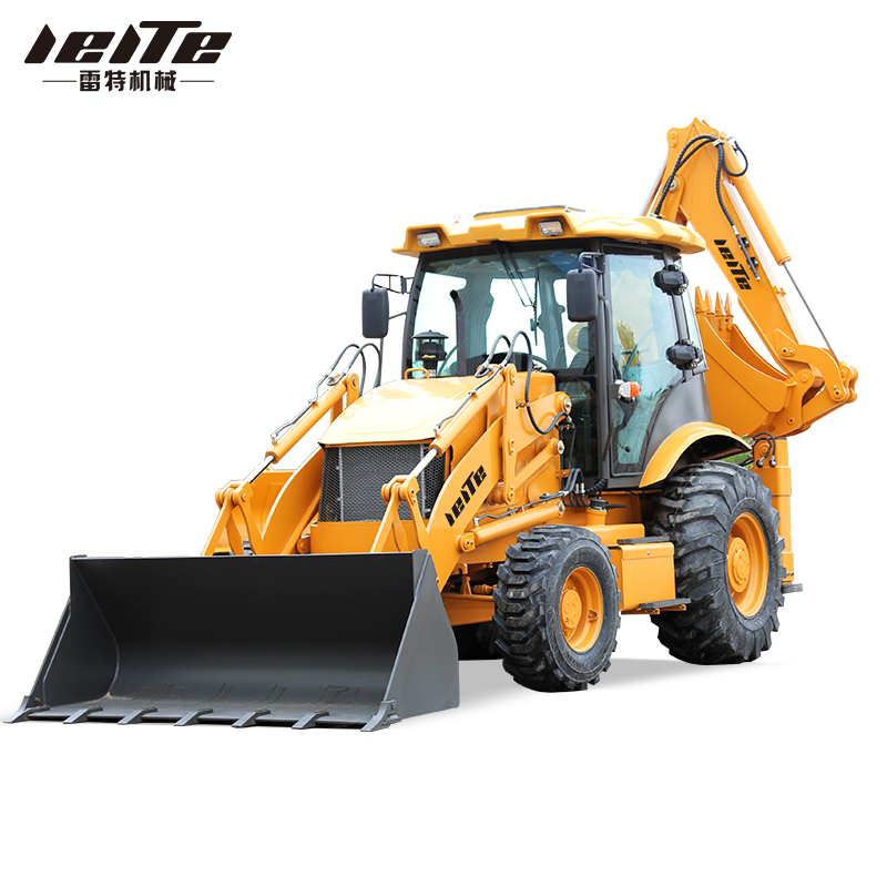 mini 4x4 backhoe excavator loader Four-wheel drive hydraulic Backhoe loader for sale Applicable earthmoving machinery
