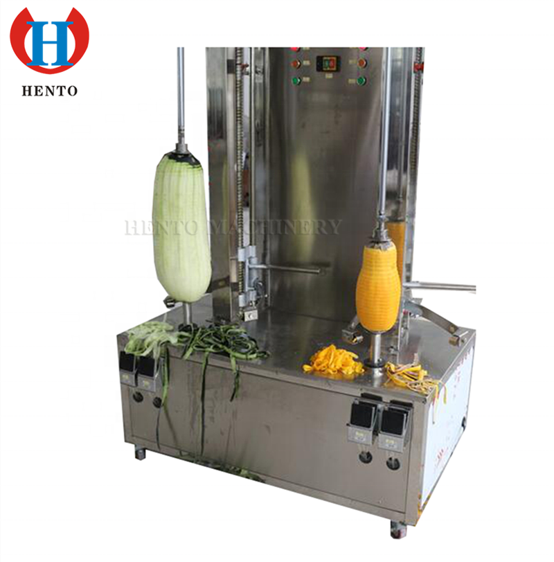 Large 400pcs/H Double Head Pumpkin Peeling Machine / Grapefruit Peeler Machine Automatic / Peeling Fruit and Vegetable Machine