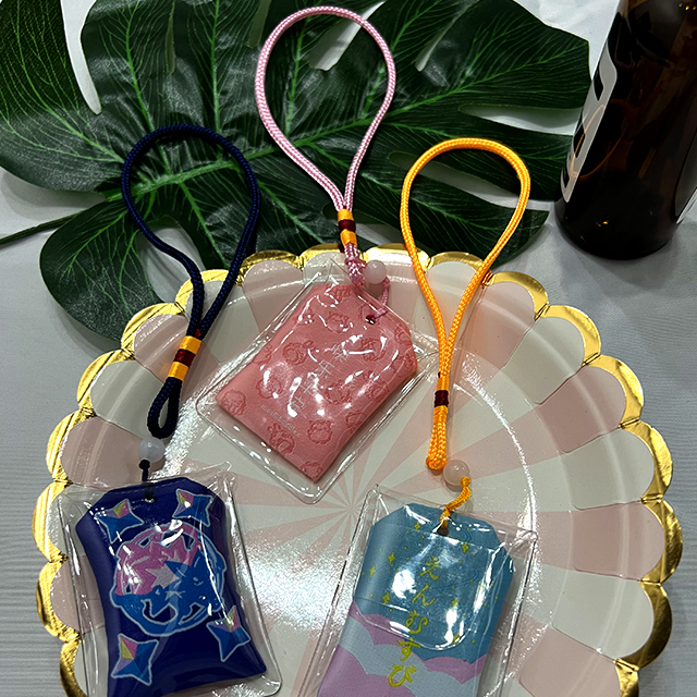 Очаровательный японский амулет Omamori для успешной вышивки, бесплатный образец OEM Omamori