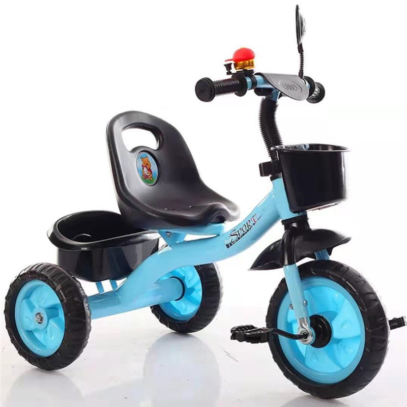 Kids Metal Tricycle baby small three-wheeled stroller Model toys for children and riders boys