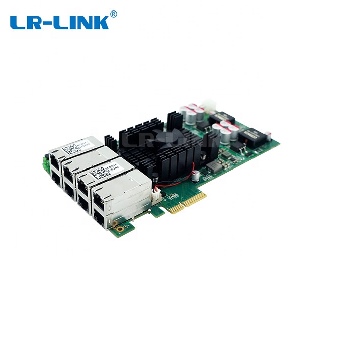 PCIe x4 8 * RJ45 10/100/1000 Мбит/с PoE + Intel I350 чипсет Vision рамки Grabber проводной сетевой интернет-адаптер для сервера