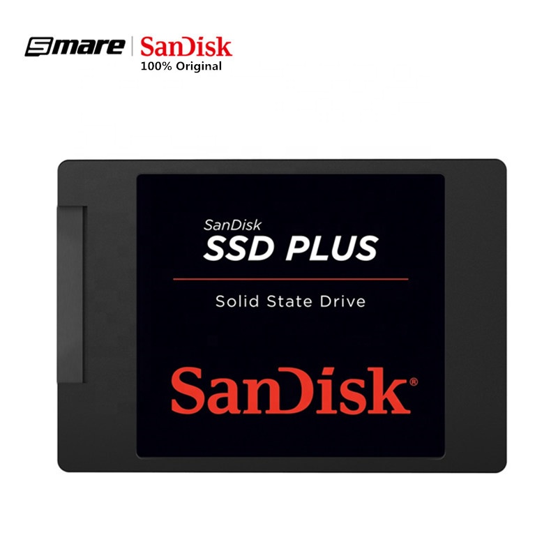 Двойной Флеш-накопитель Sandisk Plus SSD Внутренний твердотельный жесткий диск SSD SATA III 2,5 "sdssda 120 ГБ 240 480 1 ТБ ноутбук оперативной памяти 1 ТБ