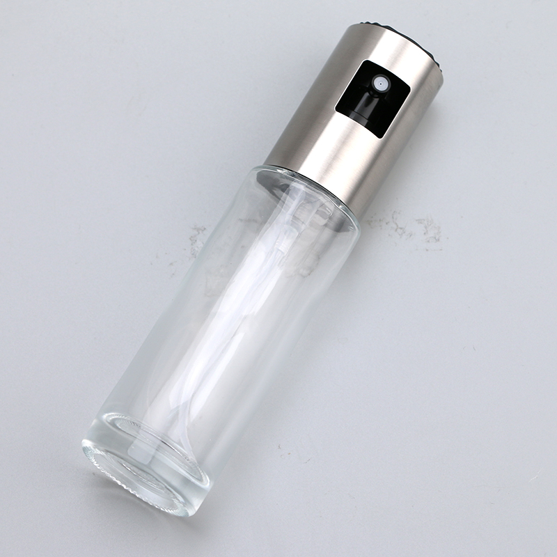 100ml stainless steel kitchen food grade spray bottle oil and vinegar spray cooking oil glass bottle