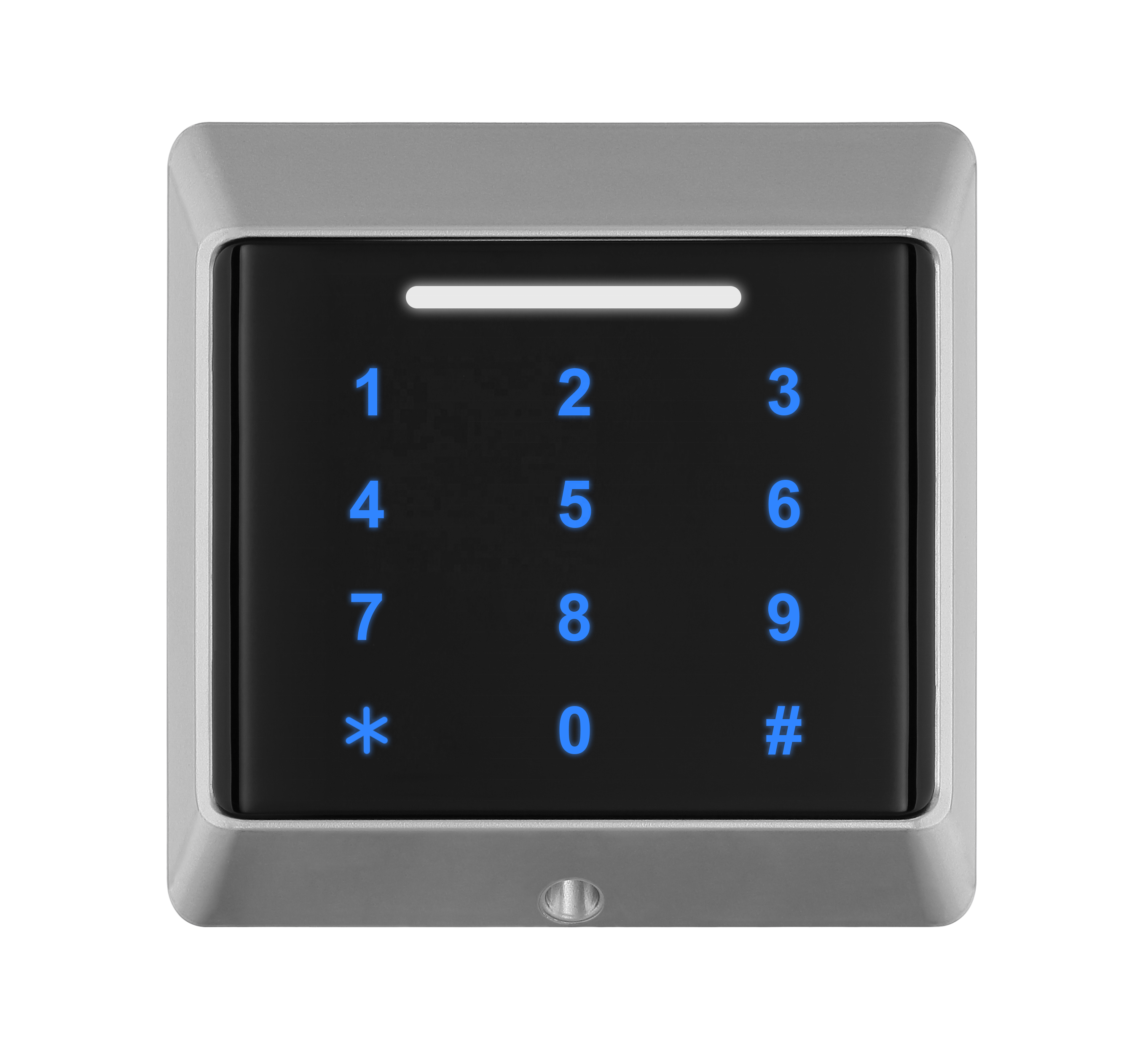 Считыватель клавиатуры ZR502EM RFID с поддержкой LF ID125KHz и 13,56 MHz ISO14443A, карты с двумя частотами для контроля доступа с выходом WG26/34