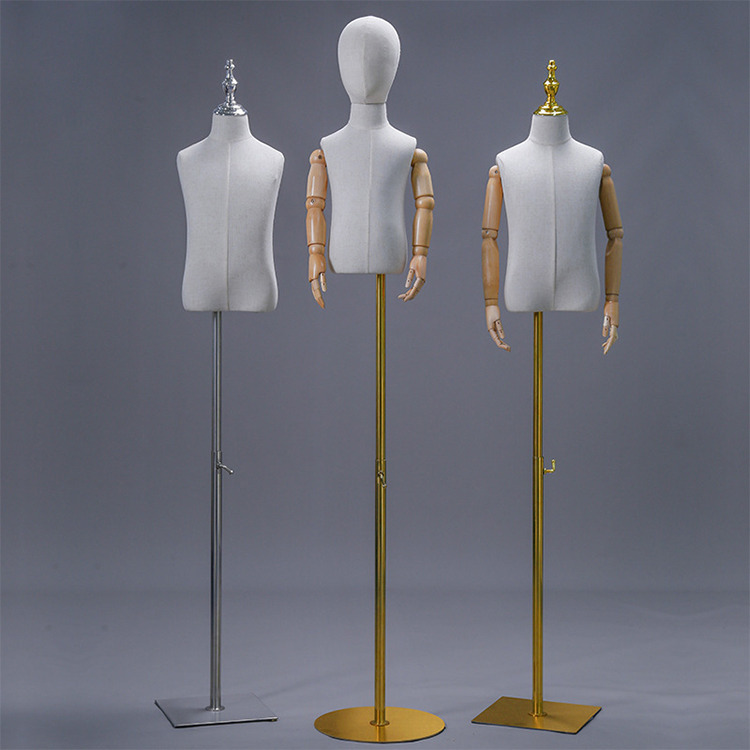 Hot Selling Inflatable Child Torso Mannequin Half Body Child Size Mannequins