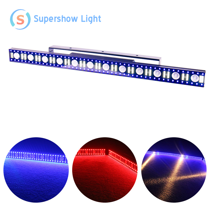 Цветная (RGB) 3in1 луч стены шайба Строб 3in1 сценический свет 12x5 Вт светодиодный пиксельный бар света для Dj диско-шоу