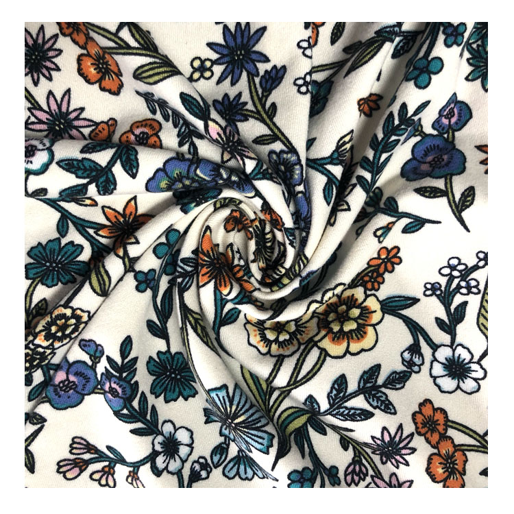 DBP Double Brushed Polyester Custom Printed Knitted Fabric For head bows garments