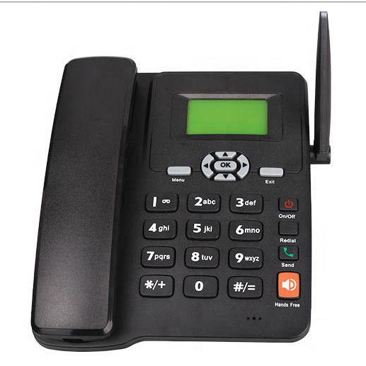 С двумя sim-картами GSM стационарные телефоны ETS-6588 GSM фиксированные беспроводные настольные телефоны с 2 слота для sim-карт