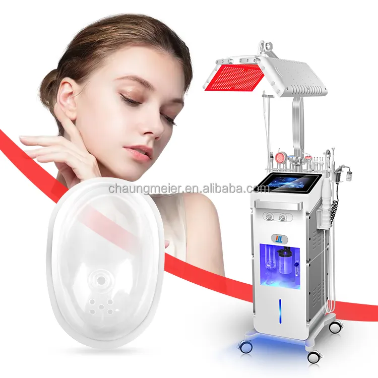 14 In 1hydro Microdermabrasion Thermal bubbles Oxygen Jet Aqua Facials Skin Care Cleaning  Machine