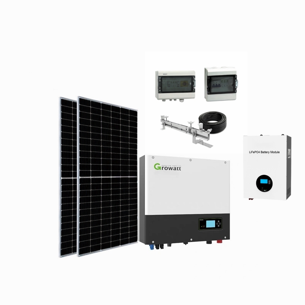 Complete on and Off Grid Solar Hybrid Battery Storage System 12KW 3Phase With 48VDC