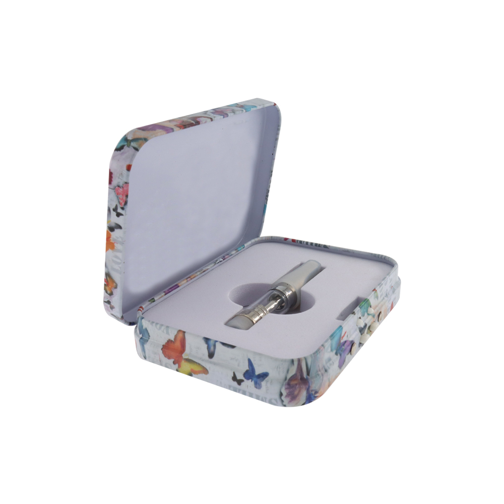 child resistant metal tin child proof 510 cart tin box oil cartridge package