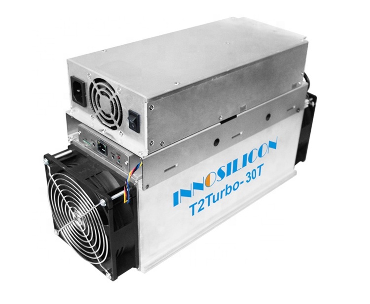 hotUsed Innosilicon T2T 30Th Asic Miner for Bitcoin T2TZ T2TH 25T 30T 32T 36T Miner with PSU